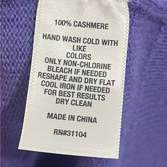 Men’s Cashmere Sweater Size Medium New - Picture 4 of 8